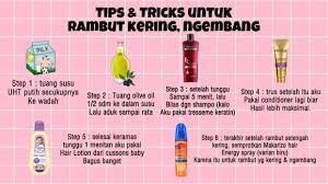 Tips Untuk Rambut Ngembang Dan Kering Merawat Rambut Kering Perawatan Rambut Merawat Rambut Rusak