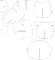 Free puzzle 3d printing models for download. 26 Best 3d Puzzle Template Ideas In 2021 Cardboard Crafts Cardboard Animals 3d Puzzles