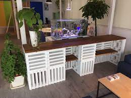 花ブロックを使ったおしゃれ棚 花ブロック サーフ インテリア 事務所 レイアウト