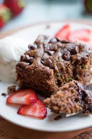 From a decadent chocolate trifle to fruity sorbets, these killer desserts are not only simple to make, but they contain less fat than your taste buds would have you think. Double Chocolate Zucchini Cake Two Healthy Kitchens