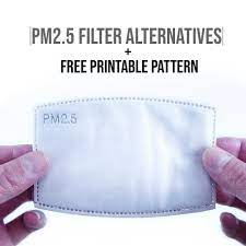How To Make Pm2 5 Filter Free Pattern Video Sewing Techniques Easy Face Mask Diy Sewing