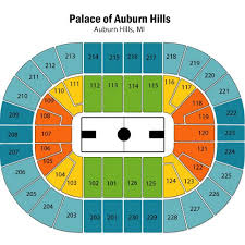 Palace Of Auburn Hills Concert Seating Chart With Rows