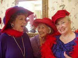 Classic Red Hatters Red Hat Society Red Hat Ladies Red Hats