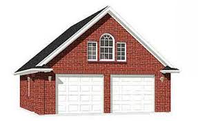 24x24 garage is one of the most durable and affordable structures offered in the metal building industry. Brick 2 Car Garage With Attic Plan 576 8b 24 X 24 By Behm Design