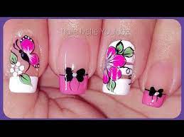 Figuras de unas 2019 para unas de manos y pies mariposas deko unas moda en tus unas. Decoracion De Unas Basico Y Clasico Con Flores Y Mariposa En Tonos Rosa Y Blanco Youtub Disenos De Unas Mariposas Unas Sencillas Y Bonitas Unas Manos Y Pies