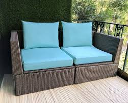 Add comfort to your outdoor furniture with this indoor/outdoor cushion cover. Solid Glacier Blue Sunbrella Slip Cover For Ikea Arholma Outdoor Furniture Ikea Outdoor Furniture Ikea Outdoor Outdoor Furniture