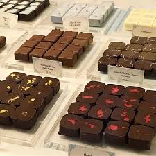 Our Bonbons De Chocolat Sitting Pretty In Our Marble Vitrine All Of Our Chocolate Bonbons Are Handmade In Our Kitchen In Richmond Bon Bons Chocolate Desserts
