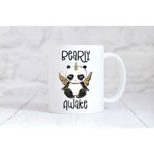 Design your everyday with panda coffee mugs you'll love to add to your morning routine or at work. Bearly Awake Panda Coffee Mug Simply Crafty