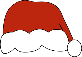 Black And White Santa Hat Big Red Santa Hat Clip Art Big Red Santa Hat Image Christmas Ornament Crafts Santa Hat Crafts Christmas Graphics