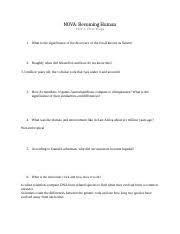 Becoming Human Part 1 Worksheet Nova Becoming Human Part 1 First Steps 1 What Is The Significance Of The Discovery Of The Fossil Known As Selam 2 Course Hero