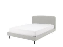 Essentials Besley Double Bed Hail Grey Bed Double Beds Bed Frames For Sale
