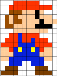 Pixel version of course download map now! Mario Pixel Art By Danyyer On Deviantart