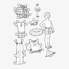 Charlie has a pet dog. Vacation Paper Dolls To Color And Cut Out Boys Clothes To Color Transparent Png 521x750 Free Download On Nicepng
