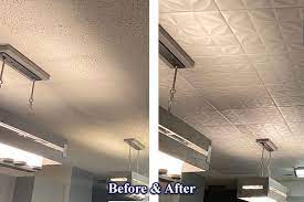 Have you noticed any changes around the edges? Cover Popcorn Ceiling New Ceiling Tiles Decorative Ceiling Tiles