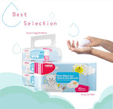 FARLIN】Wet Wipe for Hand and Mouth_DT-009-3  150 * 200mm  3 in 1 - FARLIN