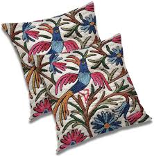 Colorful pillow decoration hydrangea rose linen cushion flowers cover. Cushion Covers Buy Sofa Cushions Designer Cushion Covers Online At Best Price In India