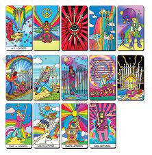 the groovy waite borderless once again available to uk europe etc in 2021 unique tarot cards game card design tarot decks