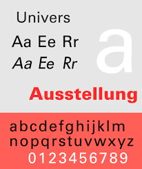 Univers Specimen Svg Typeface Typeface Design Typography