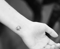 Dainty Elephant Tattoo Tiny Elephant Tattoo Elephant Tattoo Small Elephant Tattoo Design