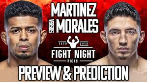 UFC Fight Night: Jonathan Martinez vs. Vince Morales Preview & Prediction