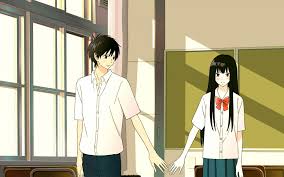 Those times when i could just enjoy silly shoujo anime/manga because i was a romantic silly boy and i just gasped at cute couples with glittery backgrounds and a voiceover. Kimi Ni Todoke Series Sawako Kuronuma Character Shouta Kazehaya Anime Love Romance Couple Wallpaper 1920x1200 586926 Wallpaperup
