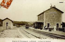 La Gare Du Vaudioux Jura Departements Francais Ile De France Carte Postale