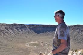 The violent impact triggered a giant tsunami and rained molten debris for miles. My Visit To The Massive Meteor Crater Jaunting Jen