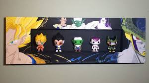 Shadow Display Box Painting For Dragon Ball Z By Pearlsinarts Dragon Ball Z Dragon Ball Funko Pop Display