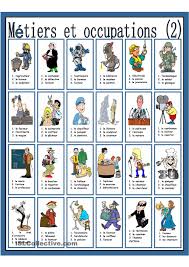 Ma C Tiers Et Occupations 2 Feuilles D Exercices Fiches Pedagogiques Fle