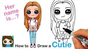 How To Draw A Cute Back To School Girl Easy 2 Youtube We made this as an example of how you can use machine. how to draw a cute back to school girl easy 2