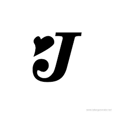 The cursive j is similar, but a bit more difficult than the handwritten form. It S All About Hearts Tattoo Name Fonts Letter J Tattoo Lettering Alphabet