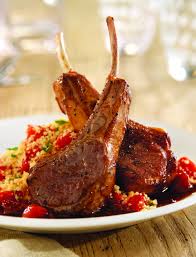 Lamb Chops With Tomato Herb Couscous Recipe Couscous Recipes Ready Set Eat Lamb Chops