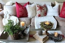 This decorating style works great with wooden tables as well as a calm, relaxed color palette. How To Create A Gorgeous Holiday Coffee Table The Design Twins