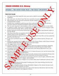 Distance Learning Crash Course U S History Worksheets Episodes 1 5 Bundle History Worksheets Crash Course Crash Course Us History