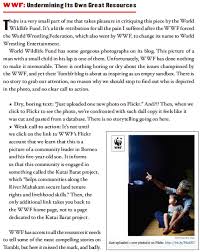 A Poor Effort By Non Profit Wwf From Their Tumblr Profile Digital Book Case Study Social Media