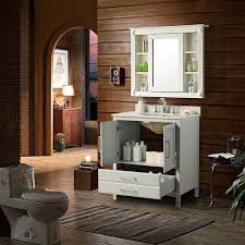 Give your bathroom a dramatic makeover by replacing the bathroom vanity. Vanity Art 30 Single Sink Bathroom Vanity Set 1 Shelf 2 Drawers Small Bathroom Storage Floor Cabinet With White Marble Top Overstock 27120209