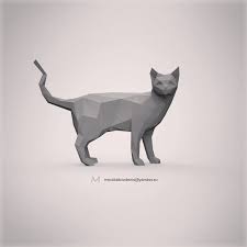 0 Otmetok Nravitsya 1 Kommentariev Merzlyakov Denismerzliakov V Instagram Lowpoly Low Poly Cat Kitty 3d Model 3dmod Low Poly Art Cats Cat Model