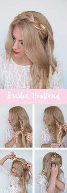 (via all women stalk) 3. Braided Headband Hairstyle Tutorial Hair Romance