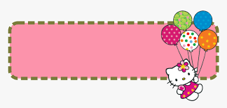 hello kitty banner template frame hello kitty png transparent png kindpng frame hello kitty png transparent png