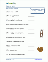 A verb denotes action whereas a noun denotes a name. Noun Or Verb Worksheet K5 Learning