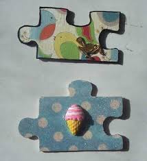 Even dollar tree sells puzzles. Altered Puzzle Swap Round 2 Gallery Organized Craft Swaps Puzzle Piece Crafts Puzzle Crafts Autism Puzzle Piece
