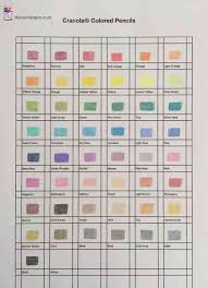 Color Chart For Crayola Colored Pencils The Coloring Inn