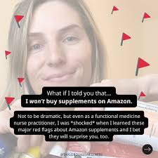 🚩Please stop buying your supplements from Amazon! This is the short list  of why I won't purchase from there: Expired supplements Not properly stored  or temp controlled Fake or counterfeit Inaccurate and/or