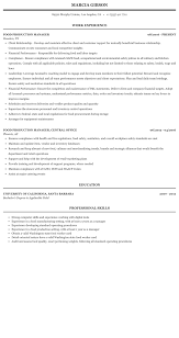 Oct 08, 2020 · the do it right, serve it safe! Food Production Manager Resume Sample Mintresume
