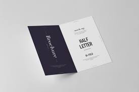 Echa Un Vistazo A Este Proyecto Behance Bi Fold Half Letter Brochure Mock Up Https Www Behance Net Gallery 57365823 Bi Fold Hal Lettering Brochure Mocking