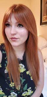 Long Red Hair Curtainfringe Red Hair Curtain Fringe Longredhair Bangs Straighthair Redhead Copper Long Red Hair Fringe Hairstyles Hairstyles With Bangs