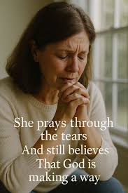 Somebody needs to keep praying until the heaviness lifts! It's working.