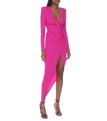 Honestly the hot pink mv is so funny it's literally exid making bank off of guys who are sexually attracted to them just like they're doing in real life. Asymmetric Stretch Jersey Gown In 2020 Bright Pink Dresses Maxi Knit Dress Gowns