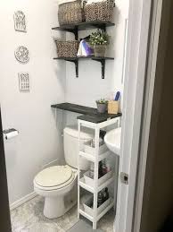 Customizable shelves are a top idea for small bathroom storage ideas. 20 Diy Bathroom Storage Ideas For Small Spaces Diy Space Saving Diy Bathroom Storage Small Bathroom Decor