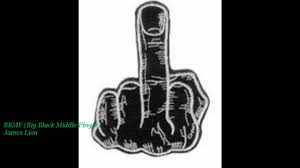 Vector file is layered and grouped for ease of use. Bbmf Big Black Middle Finger Youtube